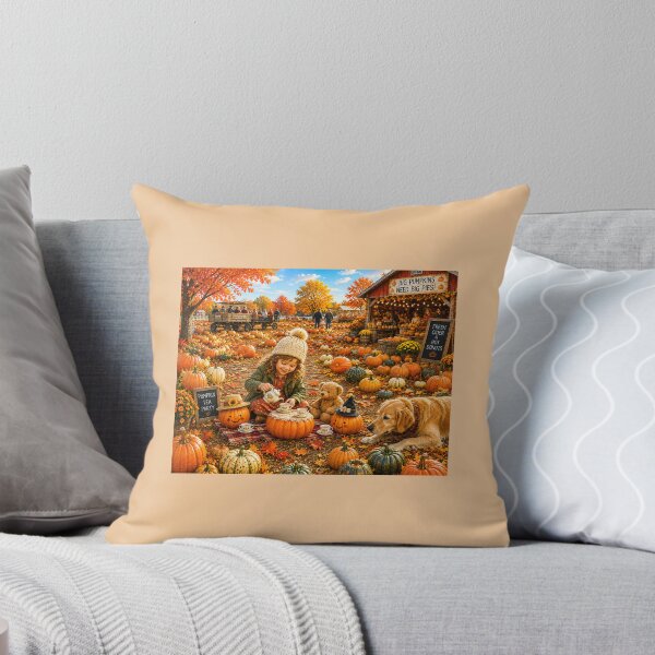 Item preview, Pumpkin Patch Tea Party designed and sold by Novel Works Studio.