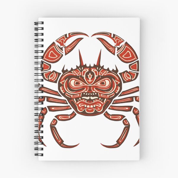 Item preview, Ornamental Tribal Red Crab Illustration designed and sold by wxcert.