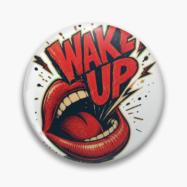 Item preview, Wake Up Shouting Lips – Retro Pop Art designed and sold by WakeUpByLP.
