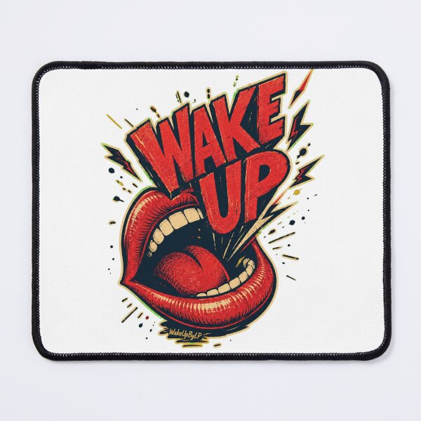 Item preview, Wake Up Shouting Lips – Retro Pop Art designed and sold by WakeUpByLP.
