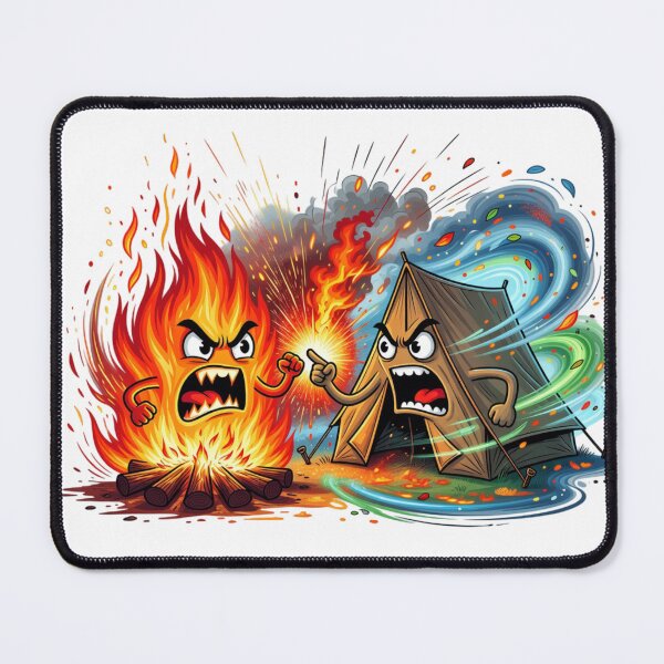 Item preview, Campfire Tent Camping Rivalry designed and sold by Imaginarium of Chaos falcon88 .