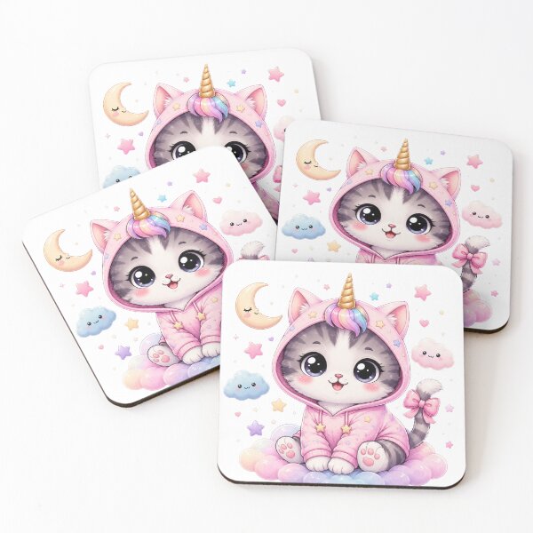 Item preview, Kawaii Unicorn Cat designed and sold by MySthore.