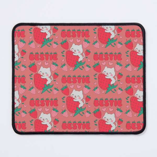 Item preview, Cute Strawberry Cat Bestie designed and sold by MOCH- ART.