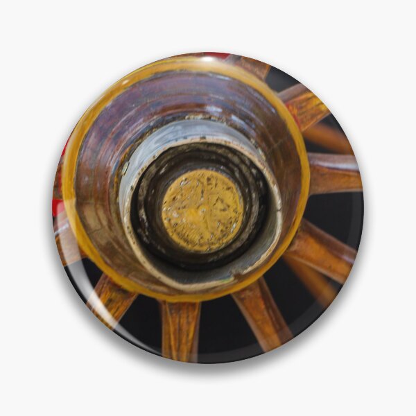 Item preview, Colorful Painted Wooden Wagon Wheel With Bright Flower Basket Decoration and Traditional Folk Design designed and sold by Nmallia.