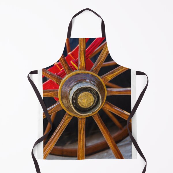 Item preview, Colorful Painted Wooden Wagon Wheel With Bright Flower Basket Decoration and Traditional Folk Design designed and sold by Nmallia.