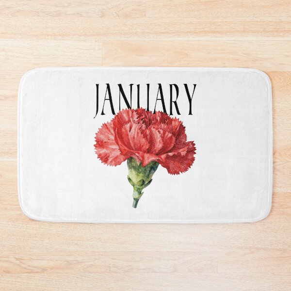 Item preview, Watercolor Red Carnation January Birth Flower designed and sold by WildArtIT.