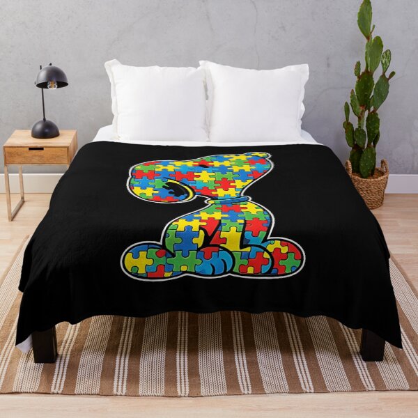 Item preview, Snoopy Autism Periodic Table – Puzzle Awareness Design designed and sold by jacqueliSne.