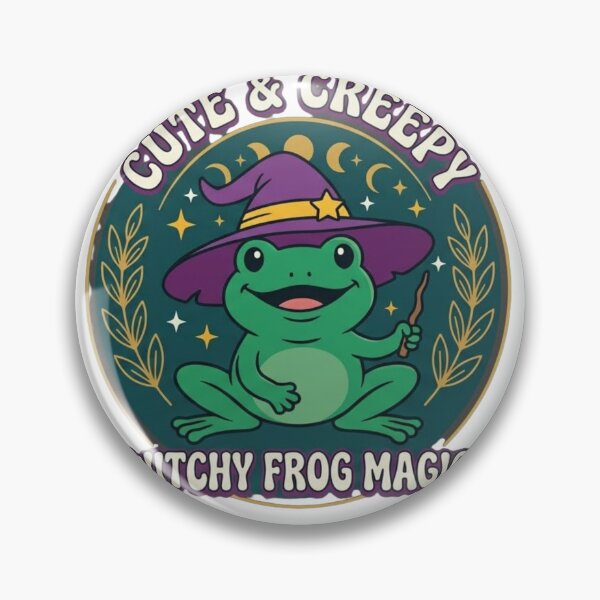 Item preview, Cute Witchy Frog Halloween  designed and sold by Seasonal designs.