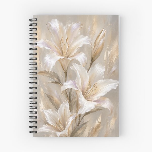 Item preview, Elegant White Lilies in Bloom designed and sold by aurelixagency.