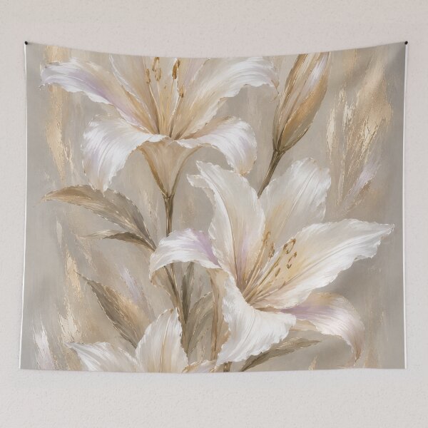 Item preview, Elegant White Lilies in Bloom designed and sold by aurelixagency.