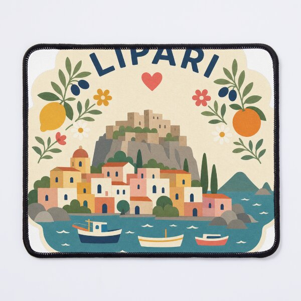Item preview, Lipari Italy Travel Souvenir Modern Folk Art designed and sold by VisualArtsOasis.