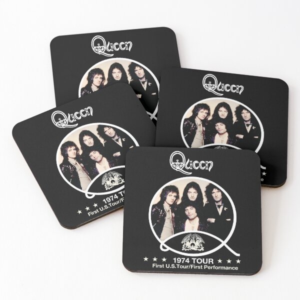 Item preview, Queen - 1974 Tour First U.S. Tour/First Performance - Freddie Mercury - Brian May - Roger Taylor - John Deacon designed and sold by ismaelgeme.