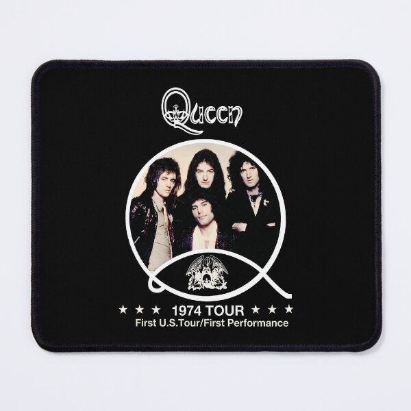 Item preview, Queen - 1974 Tour First U.S. Tour/First Performance - Freddie Mercury - Brian May - Roger Taylor - John Deacon designed and sold by ismaelgeme.