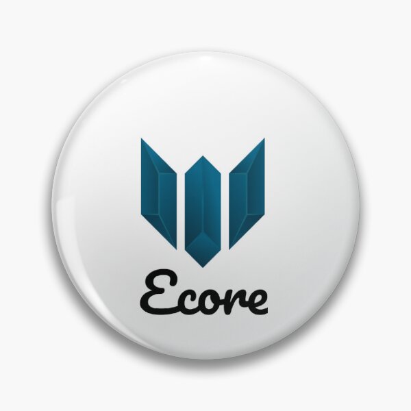 Artikelvorschau, Ecore – Geometrisches Kristalllogo & handgeschriebene Typografie entworfen und verkauft von Dan's.
