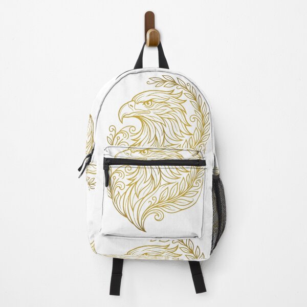 Item preview, Majestic Eagle Botanical Wreath Line Art Illustration designed and sold by ZUMERI.