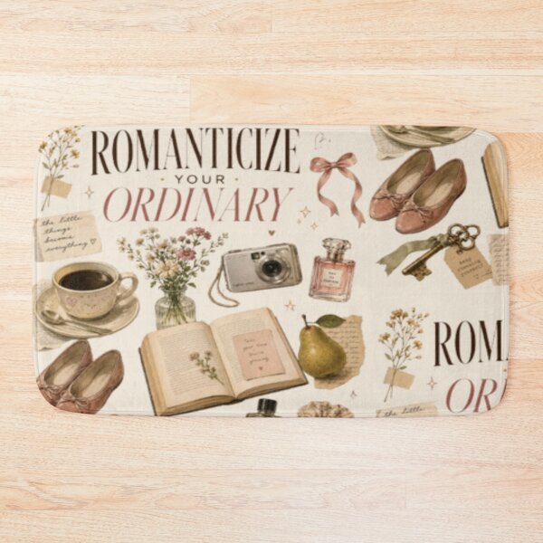 Item preview,  Romanticize Your Ordinary Vintage Aesthetic | Bookish Coffee Floral Design designed and sold by TulipsArtDesigns .