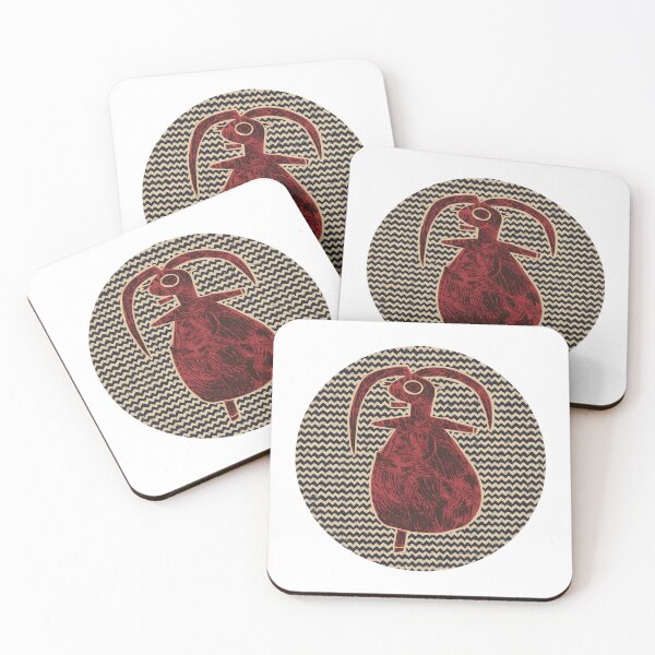 Item preview, Ancient Tribal Petroglyph Art in Red designed and sold by wxcert.