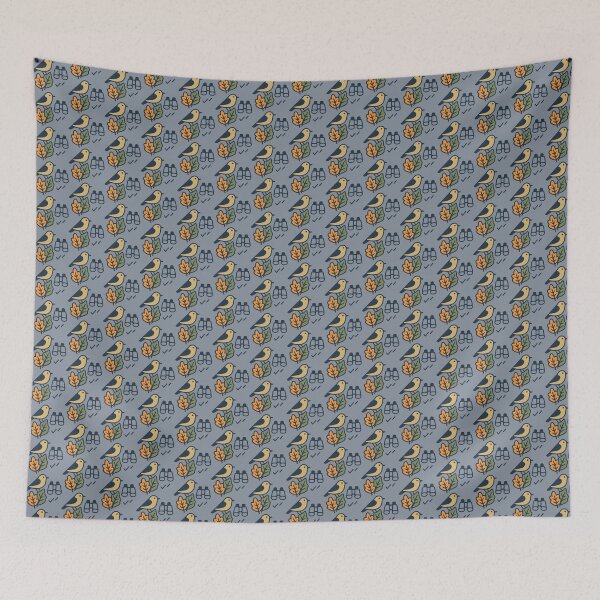 Item preview, Warbler Leaf Cluster Fall Migration Pattern designed and sold by Ainbowz-Artwork.