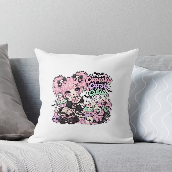 Item preview, Cupcake Curse Cutie | Creepy Cute Doll Dessert Sticker Art designed and sold by DmaarGroup.