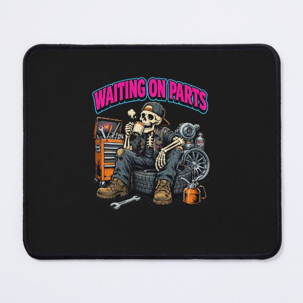 Item preview, Skeleton Mechanic Waiting On Parts Coffee Break designed and sold by TitusKerShop.