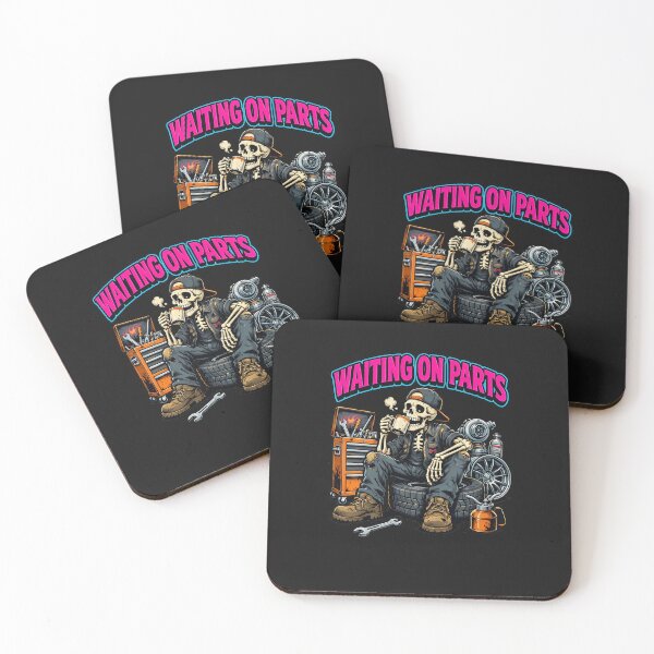 Item preview, Skeleton Mechanic Waiting On Parts Coffee Break designed and sold by TitusKerShop.