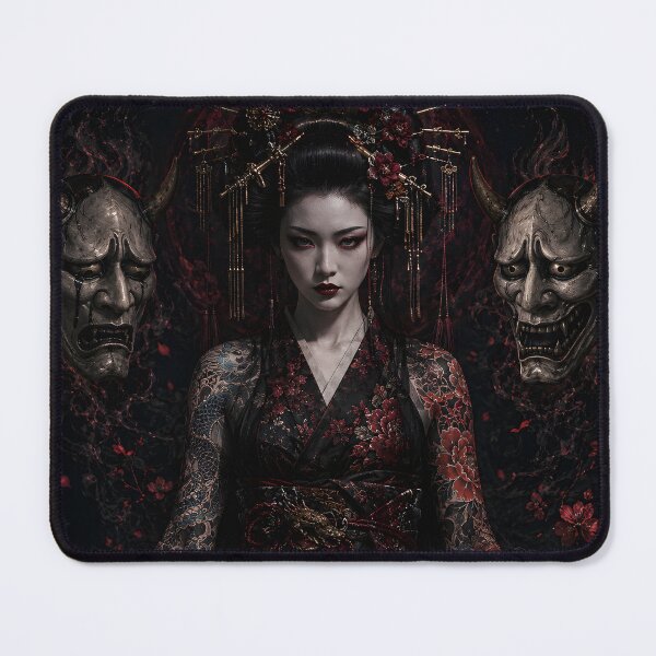 Item preview, Twin Hannya Geisha Irezumi Assassin Art designed and sold by MouradStudio.