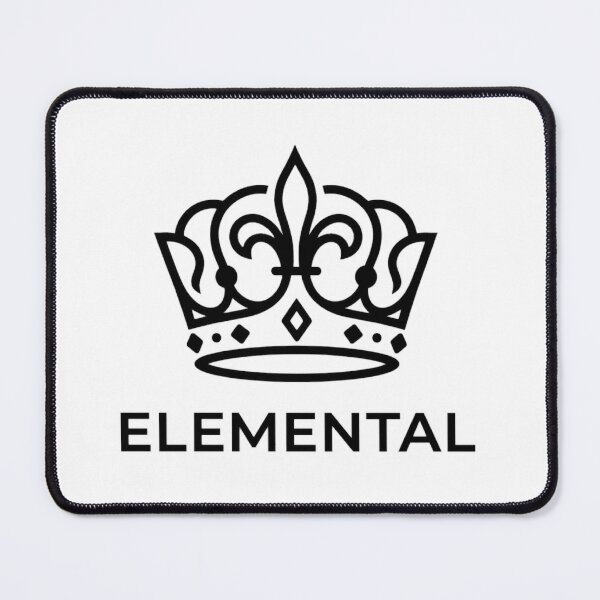 Item preview, ELEMENTAL Royal Crown Logo – Minimalist Design & Streetwear designed and sold by Dan's.