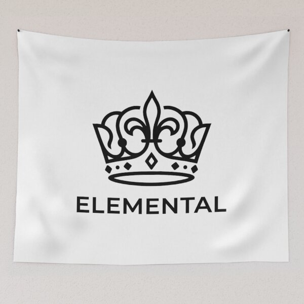 Item preview, ELEMENTAL Royal Crown Logo – Minimalist Design & Streetwear designed and sold by Dan's.