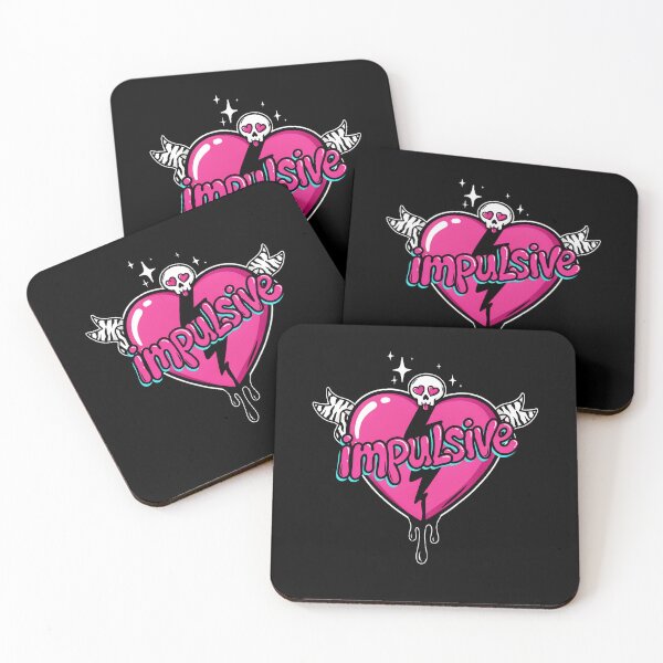 Item preview, Impulsive Heart Scene Emo Aesthetic Gift designed and sold by Say It With Ink.