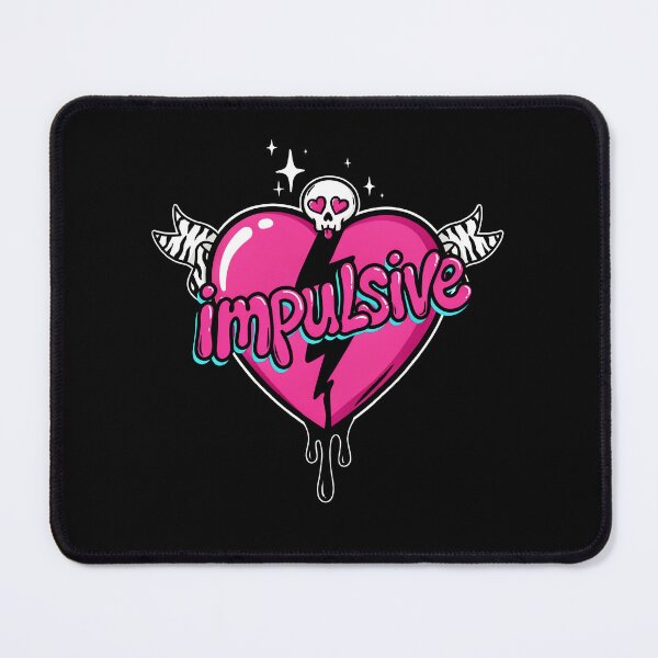 Item preview, Impulsive Heart Scene Emo Aesthetic Gift designed and sold by Say It With Ink.