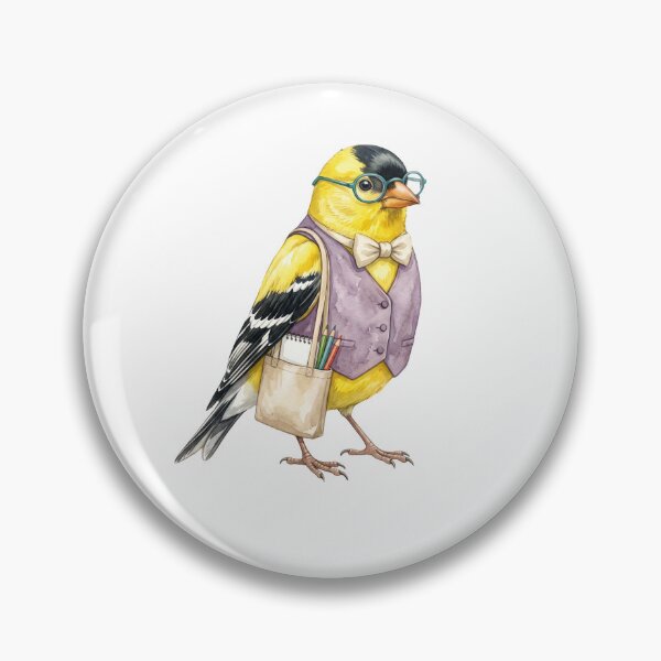 Item preview, Goldfinch with Pencils designed and sold by Tiffany Roy.