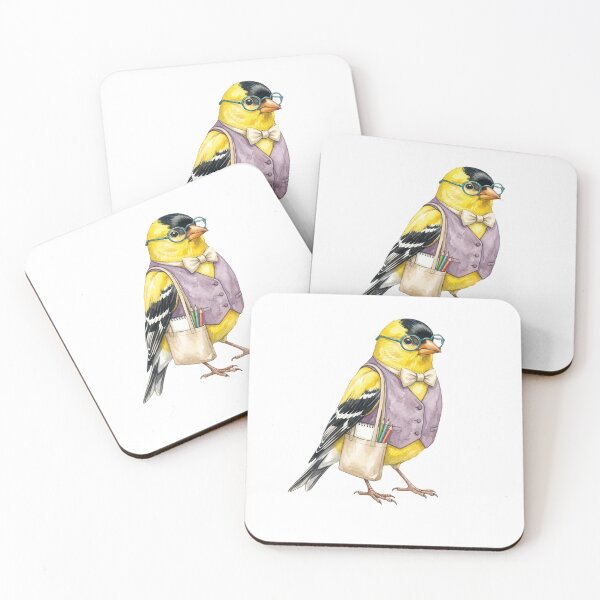 Item preview, Goldfinch with Pencils designed and sold by Roy & Tiffany.