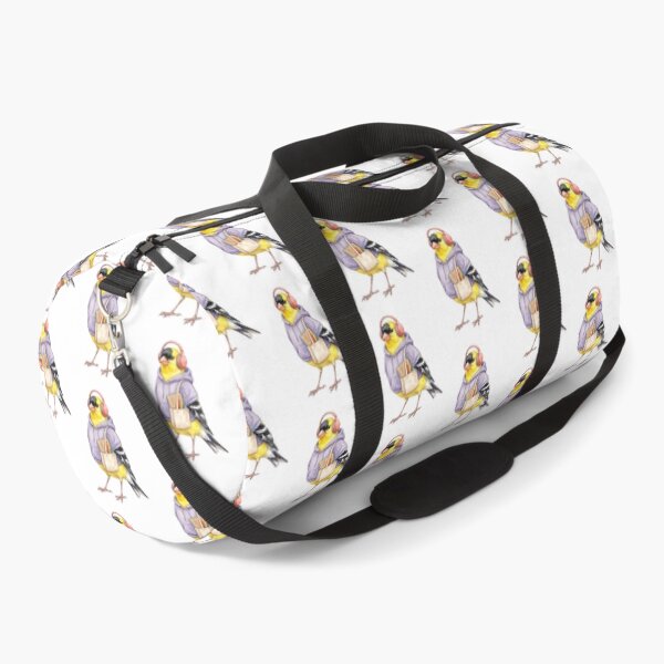 Item preview, Goldfinch Student in Hoodie with Headphones designed and sold by Roy & Tiffany.