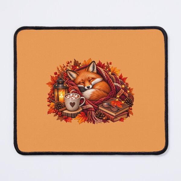 Item preview, Cozy Autumn Fox – Whimsical Woodland Comfort designed and sold by Tianjie-Yishu.