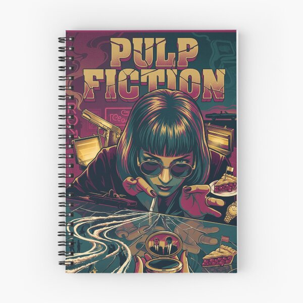 Item preview, Pulp Fiction Fan Art Original Custom Vintage Movie Poster Wall Tee Design designed and sold by Cool Robot Bro..