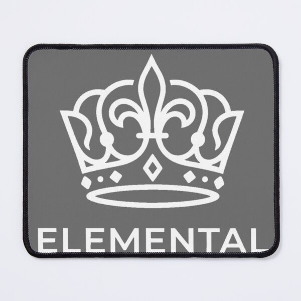 Item preview, ELEMENTAL Royal Crown Logo – Minimalist Design & Streetwear - white designed and sold by Dan's.