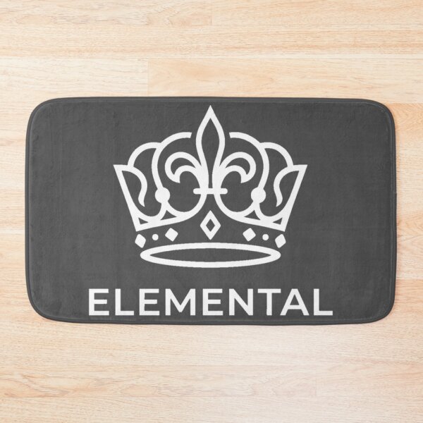 Item preview, ELEMENTAL Royal Crown Logo – Minimalist Design & Streetwear - white designed and sold by Dan's.