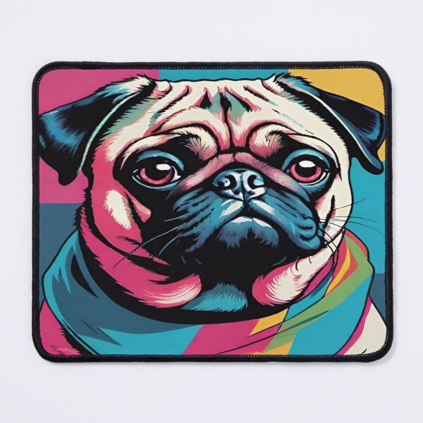 Item preview, Retro Pug designed and sold by DreamistStore.