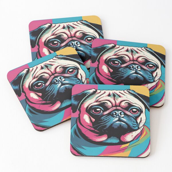 Item preview, Retro Pug designed and sold by DreamistStore.