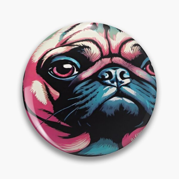 Item preview, Retro Pug designed and sold by DreamistStore.