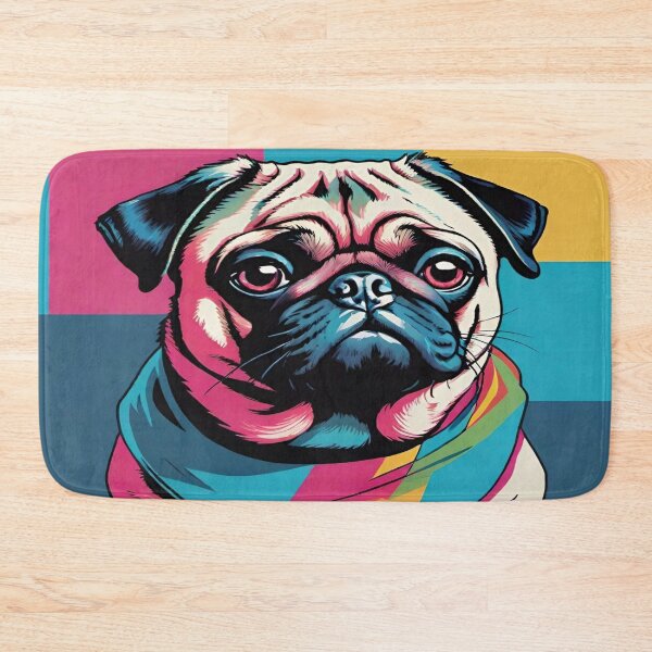 Item preview, Retro Pug designed and sold by DreamistStore.