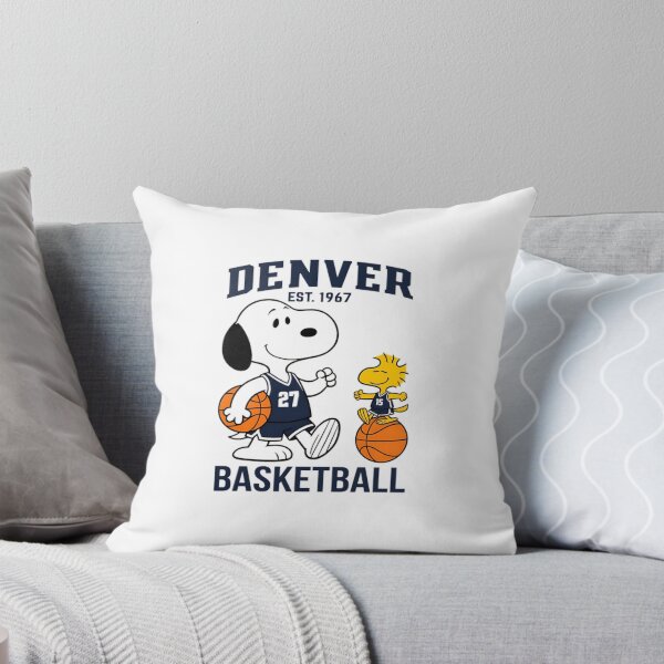 Artikelvorschau, Snoopy & Woodstock Denver Nuggets Retro-Basketballset B0008 entworfen und verkauft von jacqueliSne.