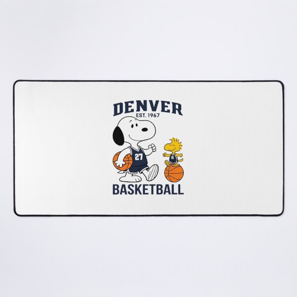 Item preview, Snoopy & Woodstock Denver Nuggets Retro Basketball B0008 designed and sold by jacqueliSne.