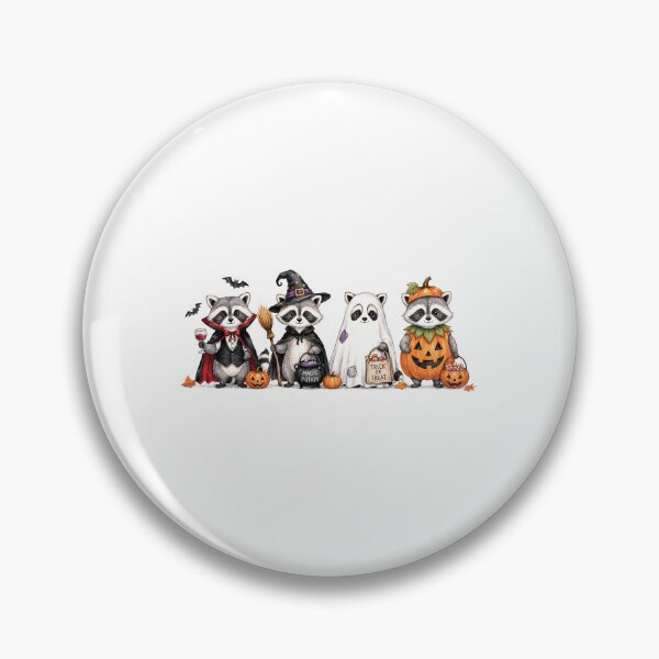 Item preview, Cute Halloween Raccoons Trick or Treat Costumes | Vampire Witch Ghost Pumpkin Design designed and sold by MAPDDesigns.