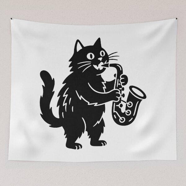 Item preview, Sax Cat designed and sold by Visual-Elixir.