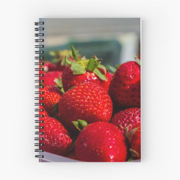 Item preview, Fresh Red Strawberries Close-Up Pile of Ripe Fruit With Green Leaves for Summer Snacks designed and sold by Nmallia.
