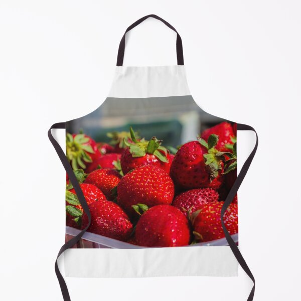 Item preview, Fresh Red Strawberries Close-Up Pile of Ripe Fruit With Green Leaves for Summer Snacks designed and sold by Nmallia.