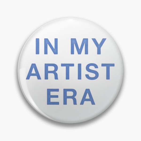 Item preview, In my artist era – Blue minimalist design for artists & creatives designed and sold by Atelier 44.