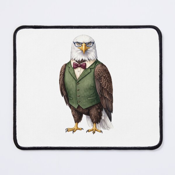 Item preview, Bald Eagle Professor designed and sold by Roy & Tiffany.