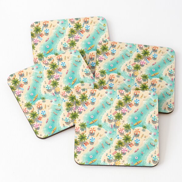 Item preview, Tropical Summer Pool Vacation Pattern designed and sold by DailyVines.